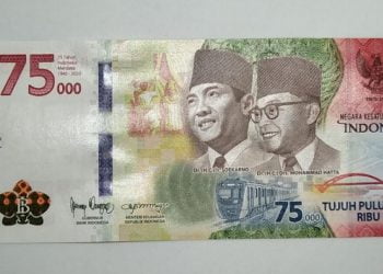 uang 75 ribu rupiah